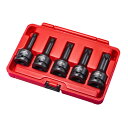 【メーカー直送】JTCオートツールズ 19mmロングインパクトスターソケットセット JTCJ605T