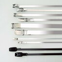 信栄物産:締め金具ステンレスベルト 10幅×300mm HS-103 締め金具ステンレス製 HS-103