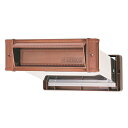 水上 メイルシュート No.24 内フタ気密型 厚壁用(壁厚調整範囲191~290mm) ブラウン 1-5751