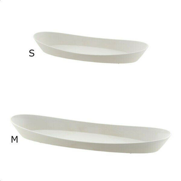 リッチェル（Richell）:ラフィニーオーバルソーサーMW - 園芸 ガーデニング プランター プラバチ リッチェル RAFFINE ホワイト 鉢皿 受皿 受け皿 プランター 植木鉢 鉢植え 園芸 花 栽培 プレゼント 母の日