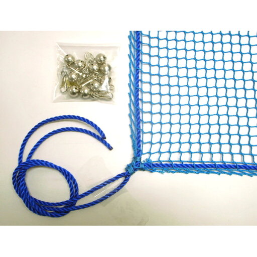まつうら工業 鈴付き 盗難防止ネット 2.7×3.6m ブルー(15mm角目) スナップ付き鈴10個入り 4984834364018 まつうら工業 鈴付き 盗難防止ネット 2.7×3.6m ブルー(15mm角目) スナップ付き鈴10個入り 4984834364018