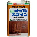 ニッペホームプロダクツ:オイルステイン マホガニ 1L 4976124520211【メーカー直送品】【地域制限有】 着色力抜群 油性ステイン塗料 木部用着色剤 強い浸透性