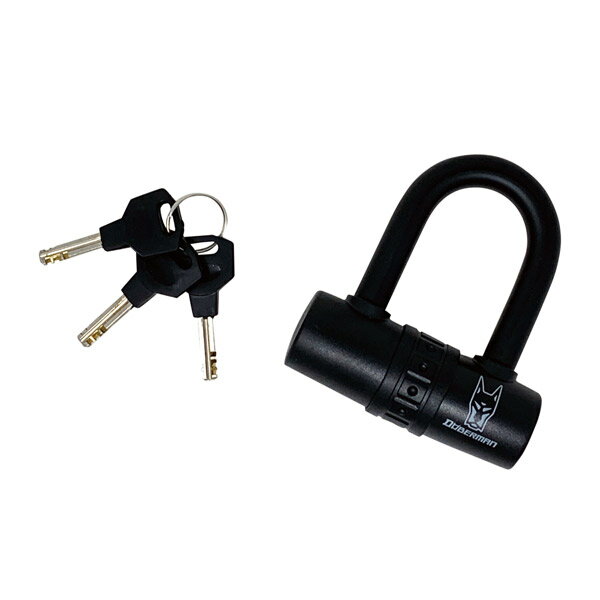 南海部品 ナンカイ DOBERMAN Uロックミニ 愛車の番犬ドーベルマン DBL-009 防犯 ロック 盗難防止 南海 ..