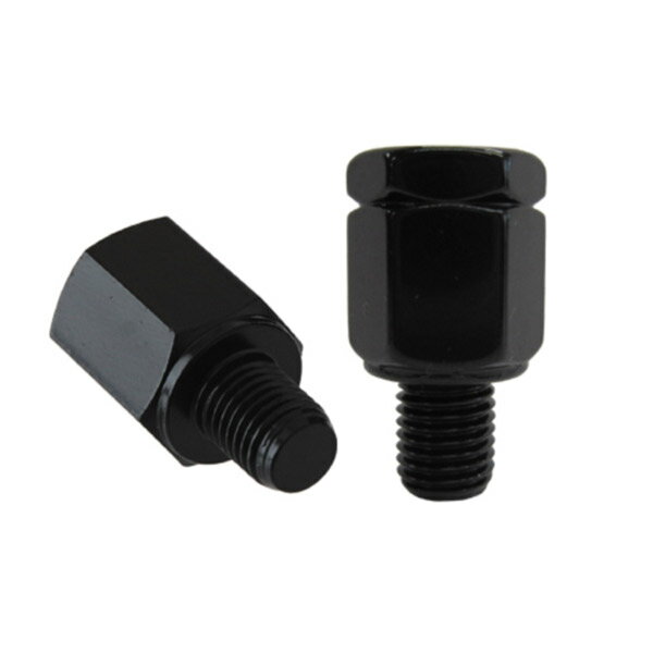 TANAX（タナックス） 正ネジアダプター ブラック SH-10 ナポレオン ミラー アダプター 正ネジ ブラック..