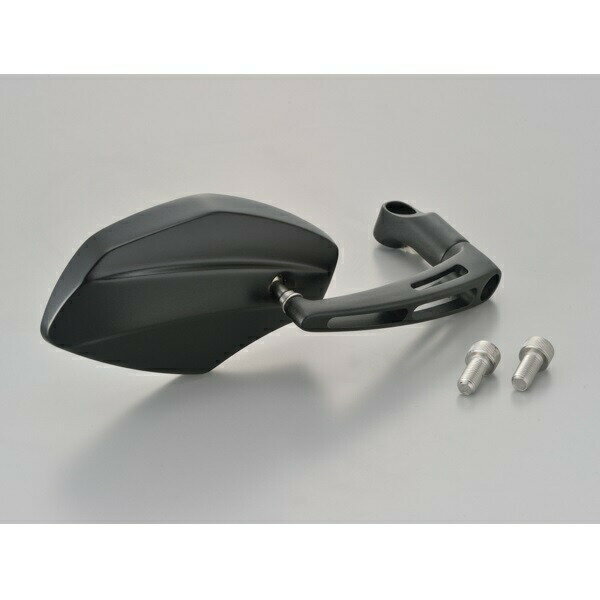 DAYTONA（デイトナ） パラレルミラー ヘキサゴン 右用 ブラストブラック 98916 98