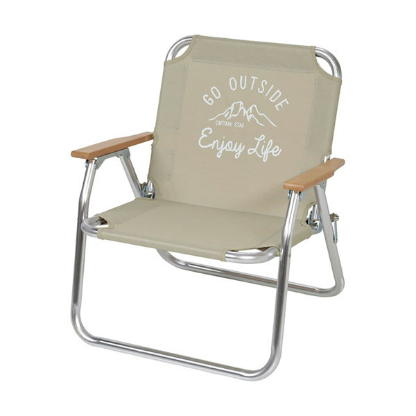 CAPTAIN STAG（キャプテンスタッグ）:モンテ ロースタイル ソロベンチ （カーキ） UC-1678 アウトドア キャンプ キャプテンスタッグ イス テーブル UC-1678 長椅子 椅子 チェアー アウトドアチェア 軽量 キャンプ用品