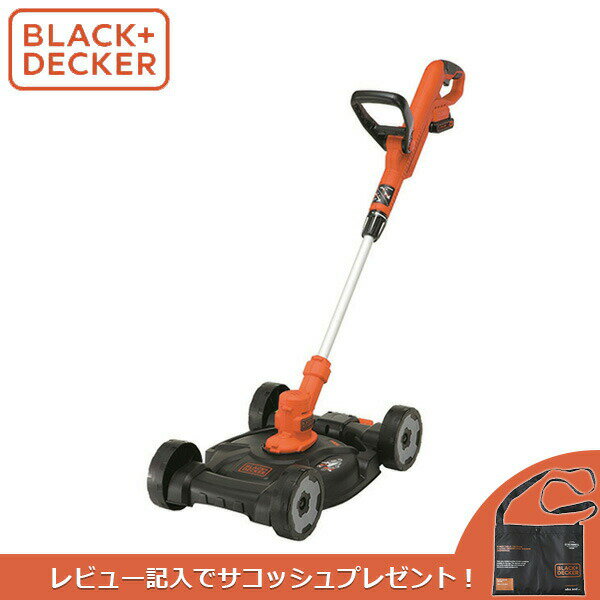 BLACK&DECKER（ブラックアンドデッカー）:18Vカート付ナイロントリマー GCM18NJP B+D ブラデカ BLACK＆DECKER コードレス 充電 GCM18N-JP BLACK&DECKER ブラデカ re-gdn