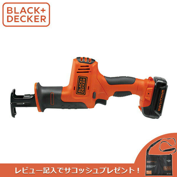 BLACK&DECKER（ブラックアンドデッカー） 10.8V コードレスレシプロソー BDR12KJP ...