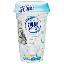 ユニ・チャーム 猫トイレまくだけ 香り広がる消臭ビーズ ふんわりナチュラルソープの香り 450ml 4520699694299