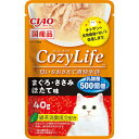 いなばペットフード:CIAO CozyLifeパウチ まぐろ・ささみ ほたて味 40g 4901133580208 匂いをおさえて爽快生活！