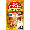 いなばペットフード:CIAO クランキー ちゅ〜る和え かつお味 6g×7袋 4901133331589 ちゅ〜るが染み込んだドライタイプのおやつ！