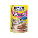 ユニ・チャーム:ねこ元気 総合栄養食 パウチ15歳以上用まぐろ入りかつお 60g 4520699637159 猫 フード ウェットフード キャットフード パウチ レトルト