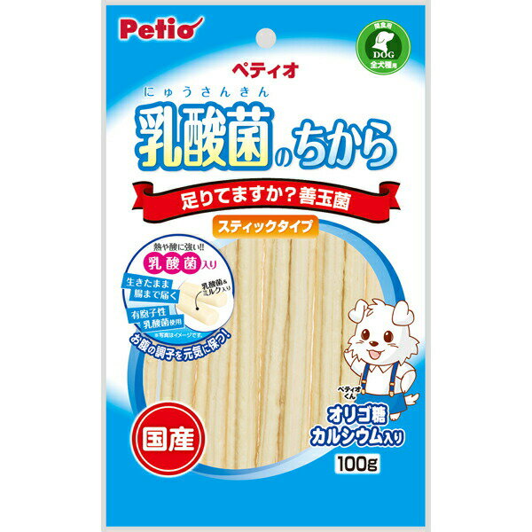ペティオ 乳酸菌のちから スティックタイプ 100g 4903588125812