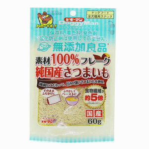 ドギーマンハヤシ 無添加良品 素材100%フレーク 純国産さつまいも 60g 4976555816198 犬 おやつ 間食 ふりかけ 振り掛け 振掛け トッピング 素材100%フレーク 犬 おやつ 間食 ふりかけ 振り掛け 振掛け トッピング