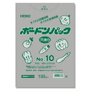 HEIKO(ヘイコー) 【100枚】HEIKO ポリ袋 ボードンパック 穴ありタイプ 厚み0.025mm 006763360