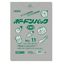 HEIKO（ヘイコー）:【100枚】ポリ袋 ボードンパック 穴ありタイプ 厚み0.025mm No.11 006763361 ポリ袋 ボードン 袋 ビニール袋 穴 プラ 野菜 青果 透明 HEIKO 100枚 006763361