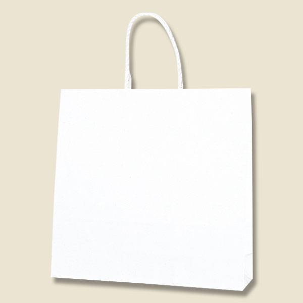 HEIKO（ヘイコー） 手提げ紙袋 スムースバッグ 3才 白無地 25枚入り 003158500