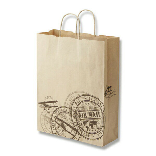 HEIKO（ヘイコー） 手提げ紙袋 25チャームバッグ 2才 プレインスタンプ 50枚入り