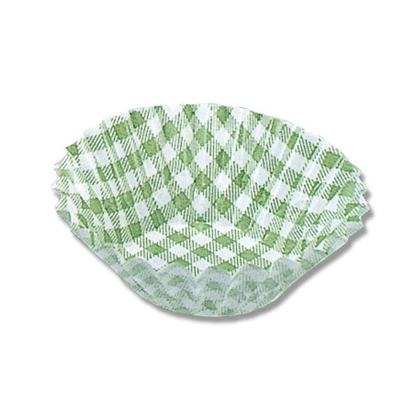 UACJ製箔 おかずケース 6号深口 緑チェック 250枚入り