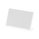 共栄プラスチック メタクリルL型カード立 中紙65×100 L-100 5個入り 007306014