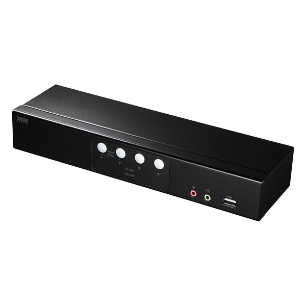 サンワサプライ HDMI対応パソコン自動切替器（4：1） SW-KVM4HHC