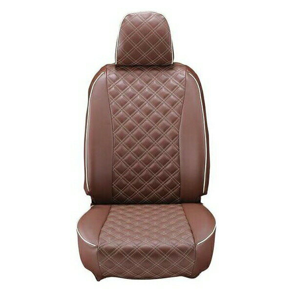 Clazzio（クラッツィオ） シートカバー（キルティングタイプ）（ブラウン×アイボリーステッチ） ホンダ ライフ JC系 EH-0373