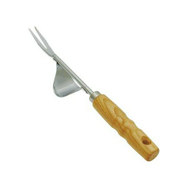 高儀 GA 木柄テコ付草抜キ Wクロームメッキ 4907052733077 高儀 雑草 除草 草抜き 芝生