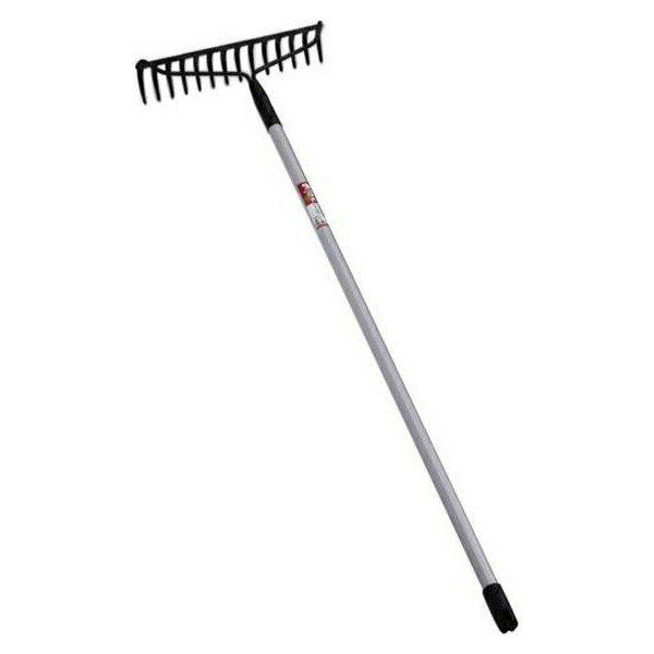 高儀 村国 シルバーパイプ柄 アメリカンレーキ 4907052741218 高儀 清掃 落ち葉 除草 集草 土ならし