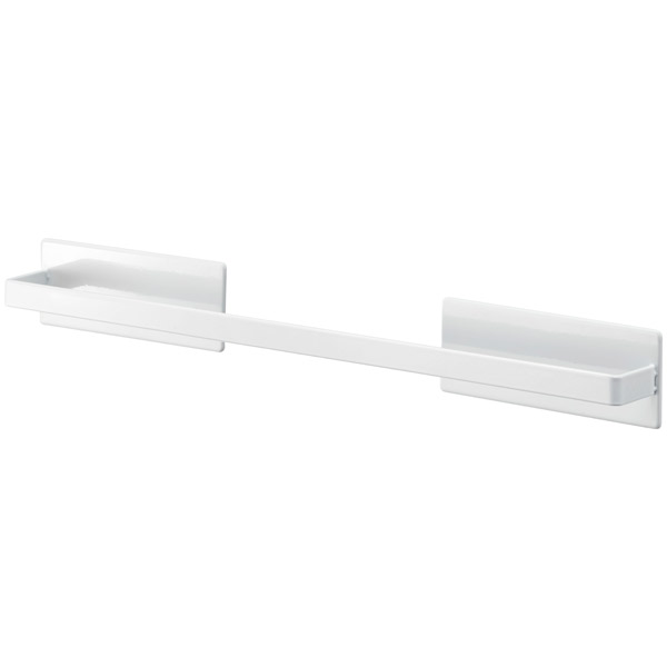 【メーカー直送】山崎実業 マグネットバスルームタオルハンガー ミスト ワイド ホワイト 4232