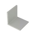 ハイロジック アングルピース 3.0*40*40*40mm 穴ナシ シルバー 1個 56375