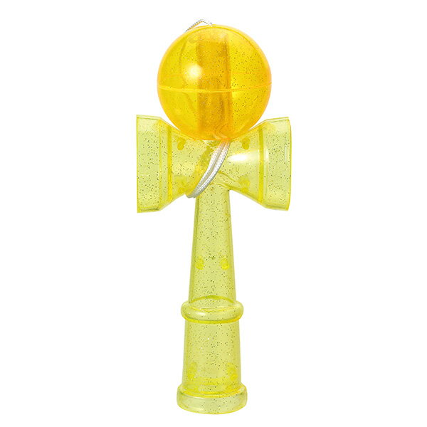 アーテック:キラキラプラ製けん玉黄色 11980 一般玩具 室内あそび