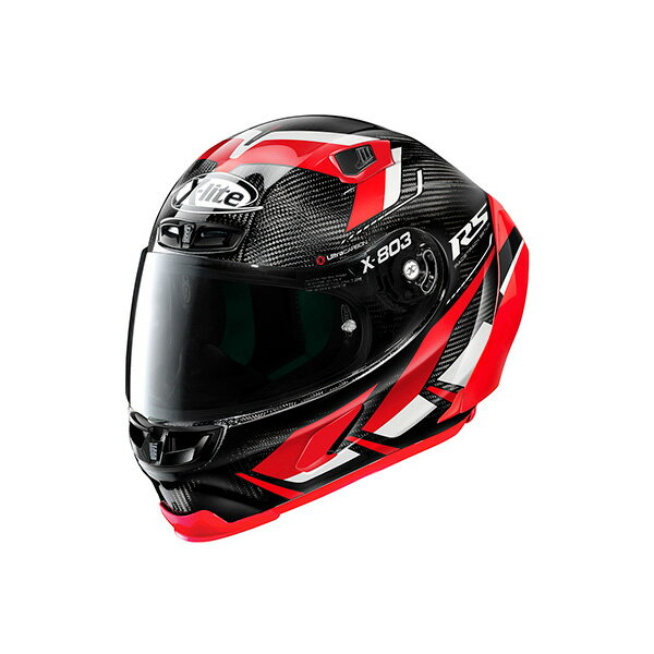 DAYTONA（デイトナ）:NOLAN X-lite X-803RS ULTRA CARBON MOTORMASTER レッド/51 33003