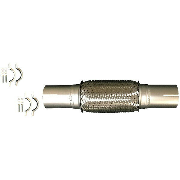 山脇産業:フレキシブルチューブ215mm　パイプ付き（両端エキスパンド・スリット付き） ER-065A YSK/ホース/チューブ/配管