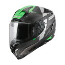 y LS2 HELMETS:yKizCHALLENGER F MATT TITANIUM GLOW GREEN XLTCY 1198C105