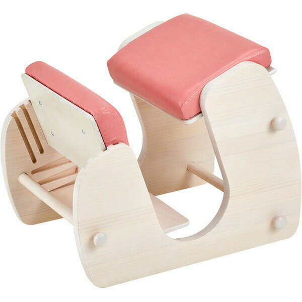 【メーカー直送】宮武製作所 プロポーションチェア ホワイト×ピンク CH-910