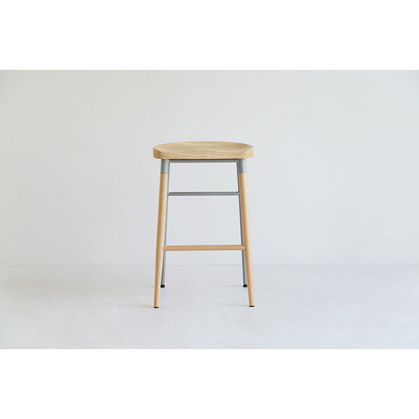 【地域制限有】【メーカー直送】市場 NovodiA Bar Stool グレー ESC-3307GY