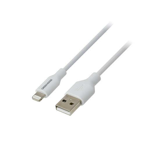 GREEN HOUSE (グリーンハウス):Lightning-USB充電ケーブル 100cm ホワイト GH-ALTUG100-WH GREEN HOUSE (グリーンハウス):Lightning-USB充電ケーブル 100cm ホワイト GH-ALTUG100-WH