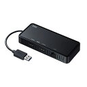 サンワサプライ USB3.1-HDMIディスプレイアダプタ(4K対応・ 2出力・LAN-ポート付き) USB-CVU3HD3(2)