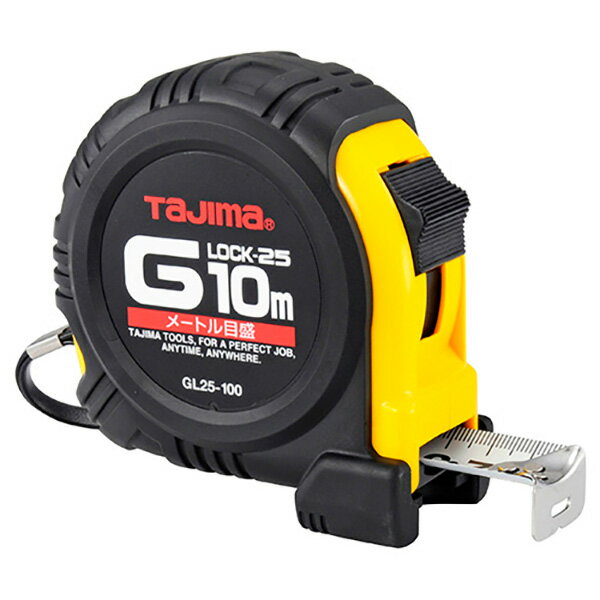 TJMデザイン（タジマツール）:Gロック25 10M GL25-100BL 4975364025234 大工道具 測定具 タジマコンベ