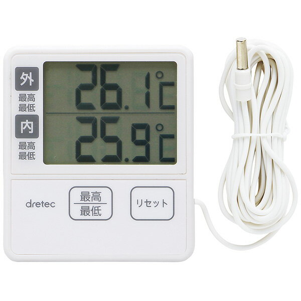 dretec（ドリテック） 室内・室外温度計 O-285IV 1555480