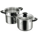ヒロショウ 18-8 ナチュラルベーシック パスタポット 20cm NB-30 1539140