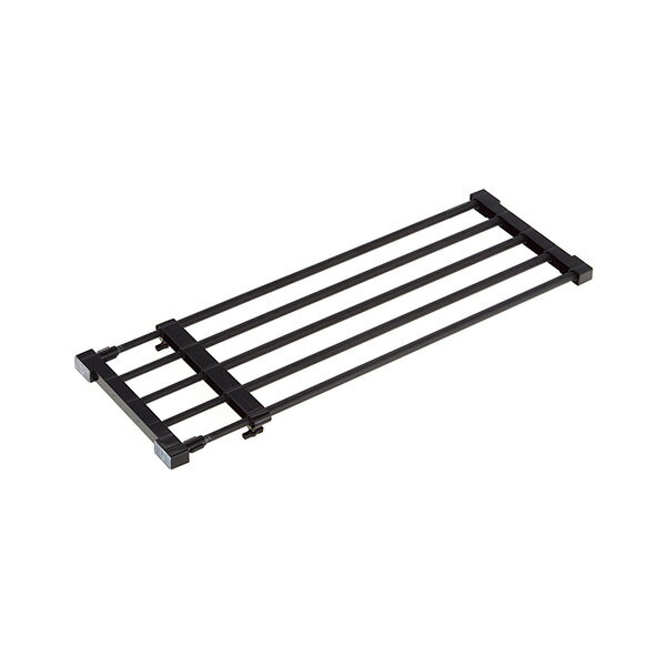 平安伸銅 突ぱり強力伸縮棚 マットブラック 小 KB-63B