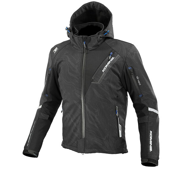 KOMINE（コミネ） JK-579 プロテクトソフトシェルウインターパーカ Black Marble XL 07-579-BKMA-XL(2)
