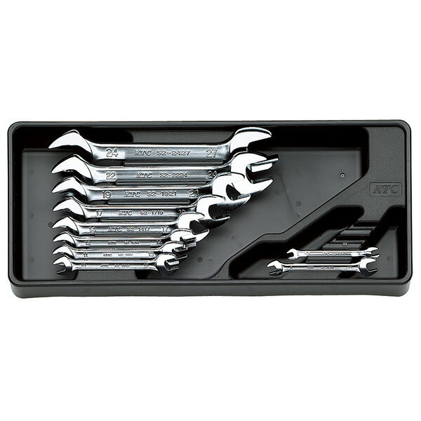 KTC（京都機械工具） TS210 スパナセット（10本組） TS210 KTC 京都機械工具 スパナ 工具 レンチ 工具セット