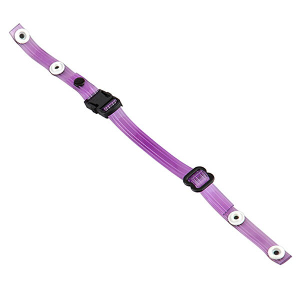 【メール便送料無料】トーヨーセフティー 下アゴ紐 透明ビニール NO.TE-5ムラサキ 4962087110156