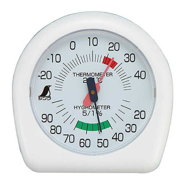 シンワ測定 シンワ温湿度計P-2チャーミー12 70380 ホワイト 4960910703803 大工道具 測定具