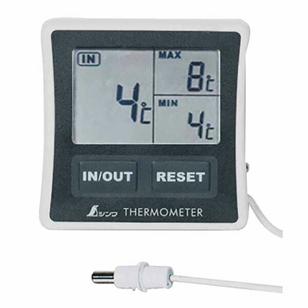 シンワ測定:冷蔵庫用デジタル温度計A 73042 4960910730427 大工道具 測定具 温度計・環境測定器