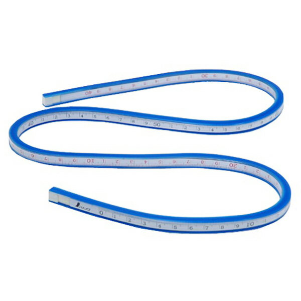 シンワ測定 自在曲線定規 目盛付80cm 74853 4960910748538