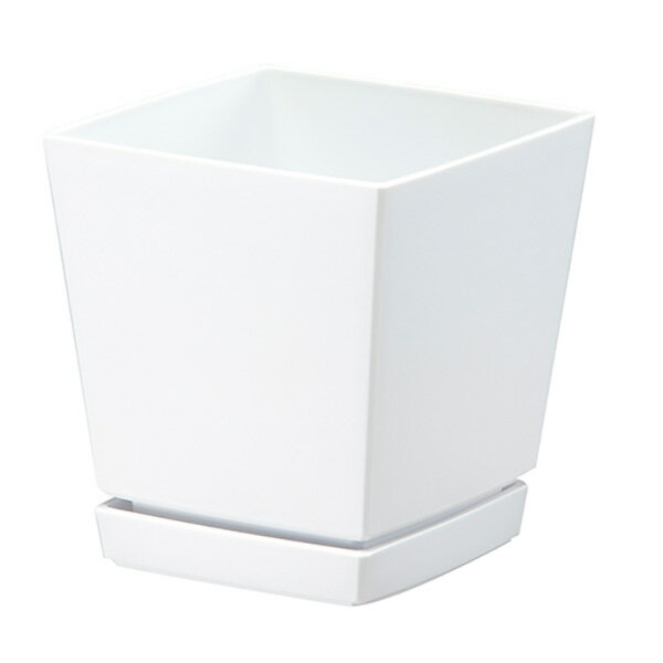 大和プラスチック クエンチローポット 皿付6号 1.4L ホワイト 4903266721695