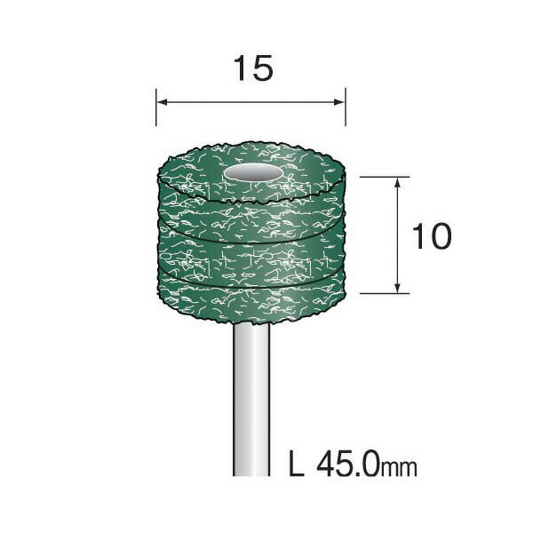 ミニター: （#D6594）クッションサンダー #400 15 （3コ） EA5024 研磨 ブラシ 1